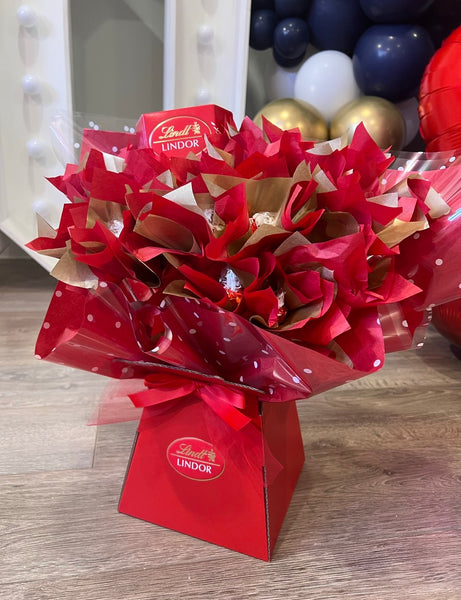 Lindt Chocolate Bouquet with Balloon