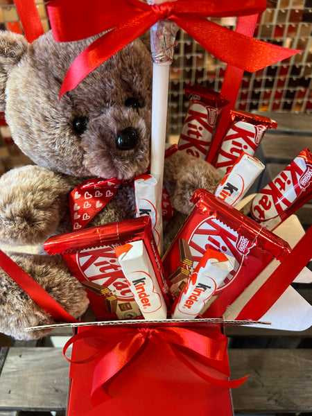 Teddy and Chocolate Hot Air Balloon