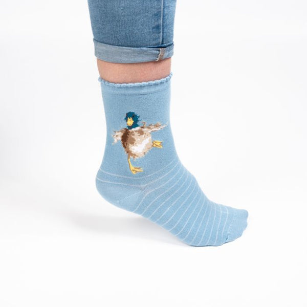 'A WADDLE AND A QUACK' DUCK SOCKS