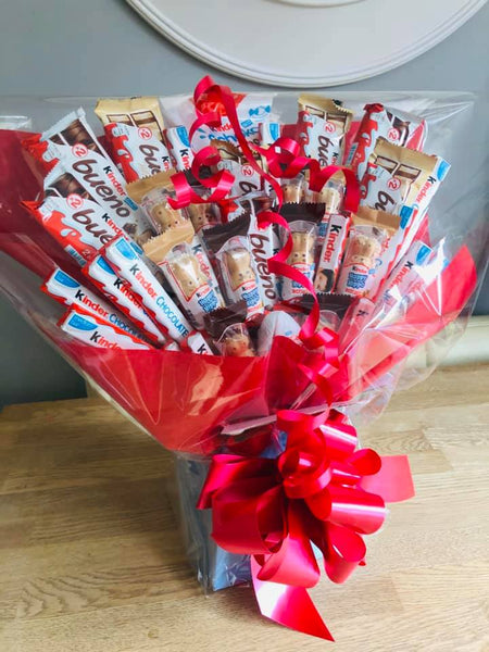 Extra Large Kinder Surprise & Bueno Chocolate Bouquet