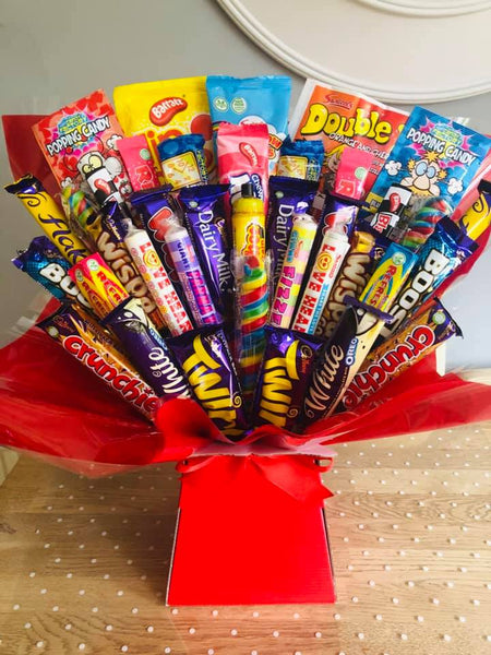 Retro Sweetie and Cadbury Mix Bouquet