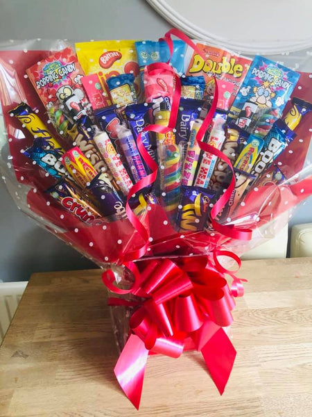 Retro Sweetie and Cadbury Mix Bouquet