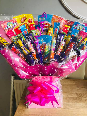 Retro Sweetie and Cadbury Mix Bouquet