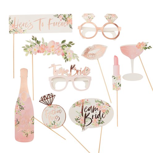 Floral Hen Party Photo Booth Props