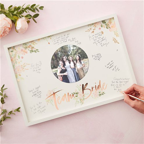 Floral Hen Party Guest Book