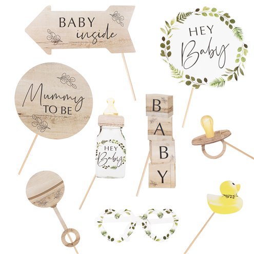 Botanical Baby Photobooth Props