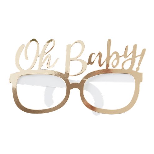 'Oh Baby!' Fun Paper Glasses