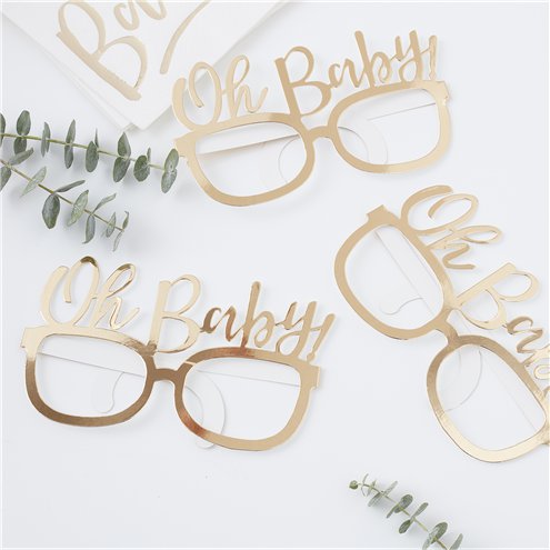 'Oh Baby!' Fun Paper Glasses