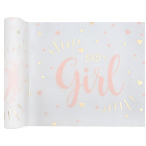 Baby Girl Fabric Table Runner - 3m