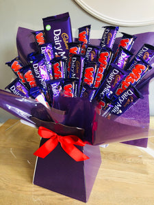 Luxury Cadbury Dairy Milk & Wispa Chocolate Bouquet