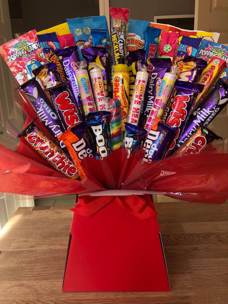 Retro Sweetie and Cadbury Mix Bouquet