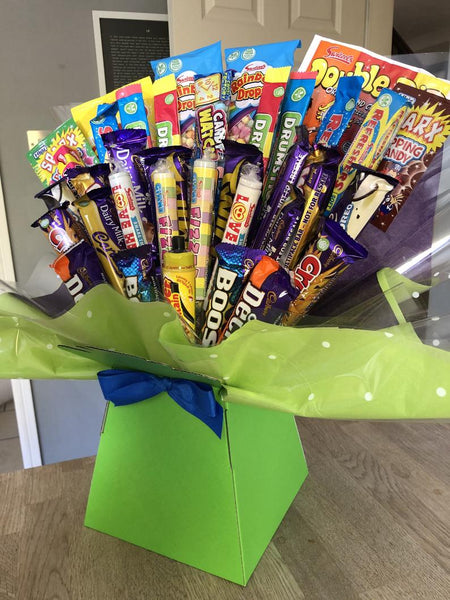 Retro Sweetie and Cadbury Mix Bouquet