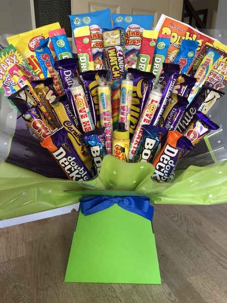 Retro Sweetie and Cadbury Mix Bouquet