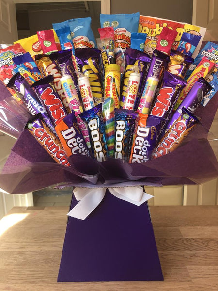 Retro Sweetie and Cadbury Mix Bouquet