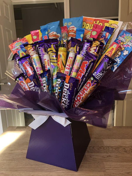 Retro Sweetie and Cadbury Mix Bouquet