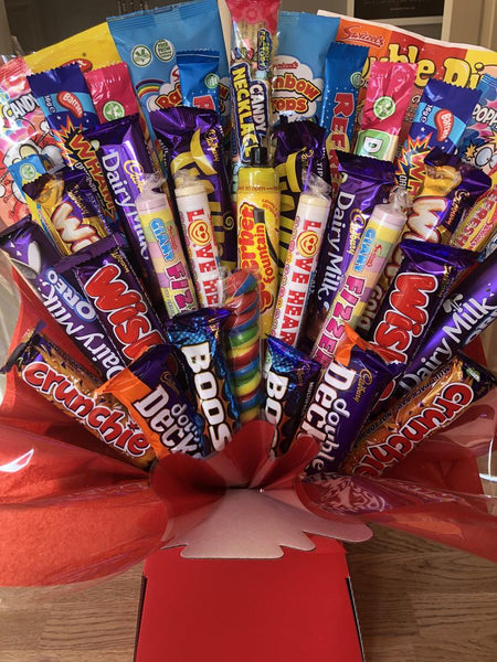 Retro Sweetie and Cadbury Mix Bouquet