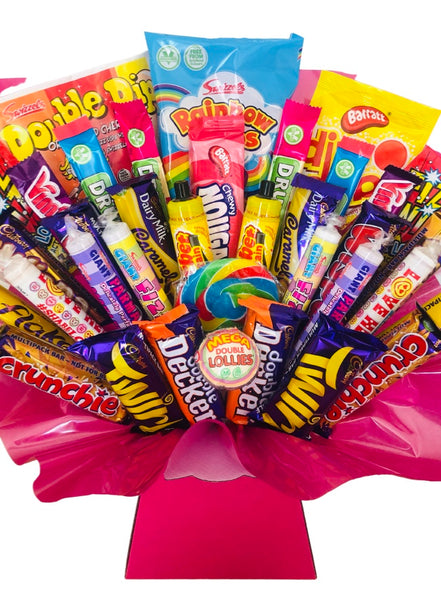 Retro Sweetie and Cadbury Mix Bouquet